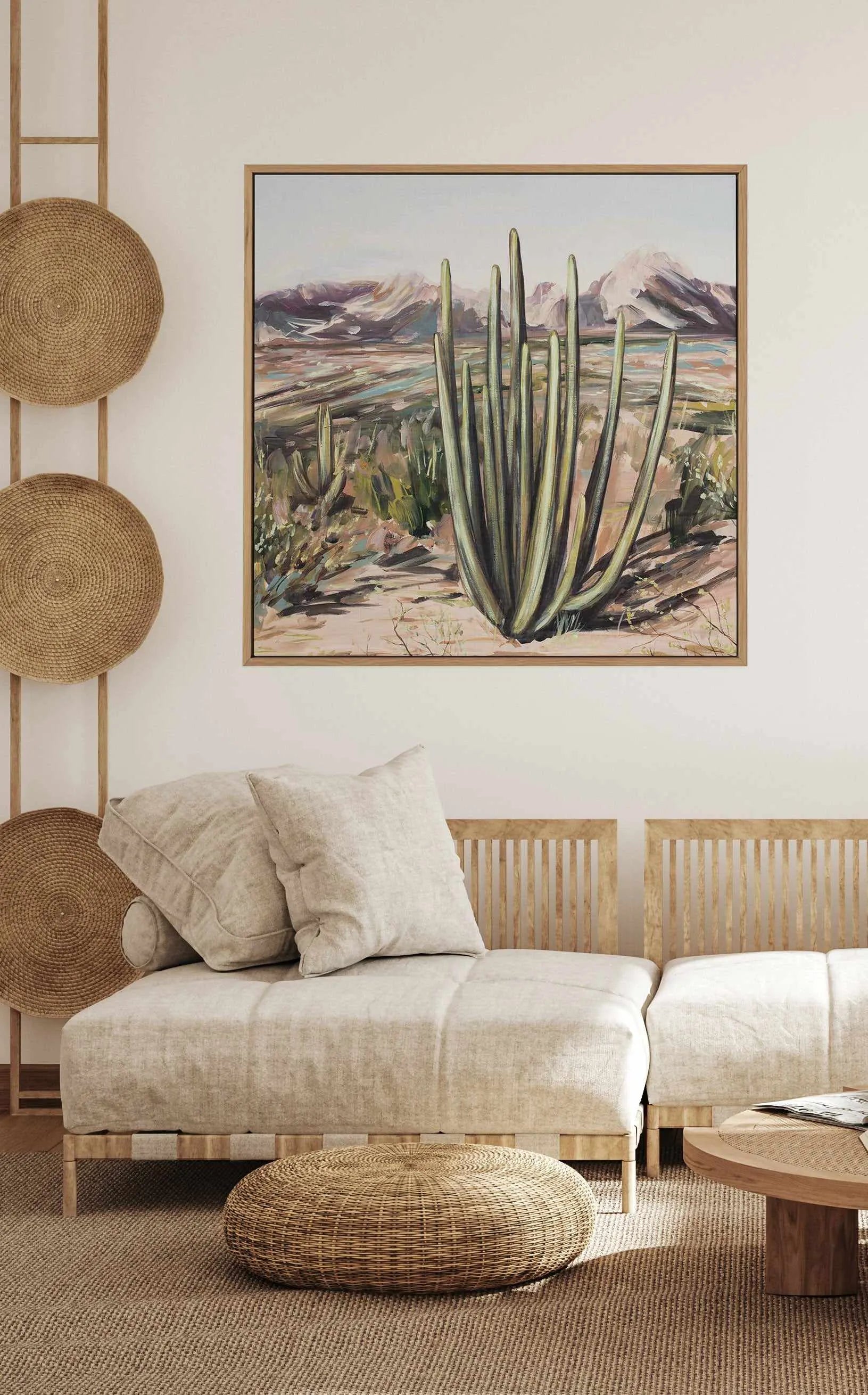 Wild Desert by Meredith O'Neal | Framed Canvas Art Print from Olive et Oriel where you can shop wallpaper and artworks online
