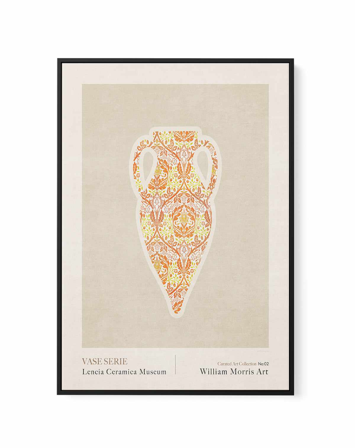 William Morris By Emel Tunaboylu | Framed Canvas Art Print