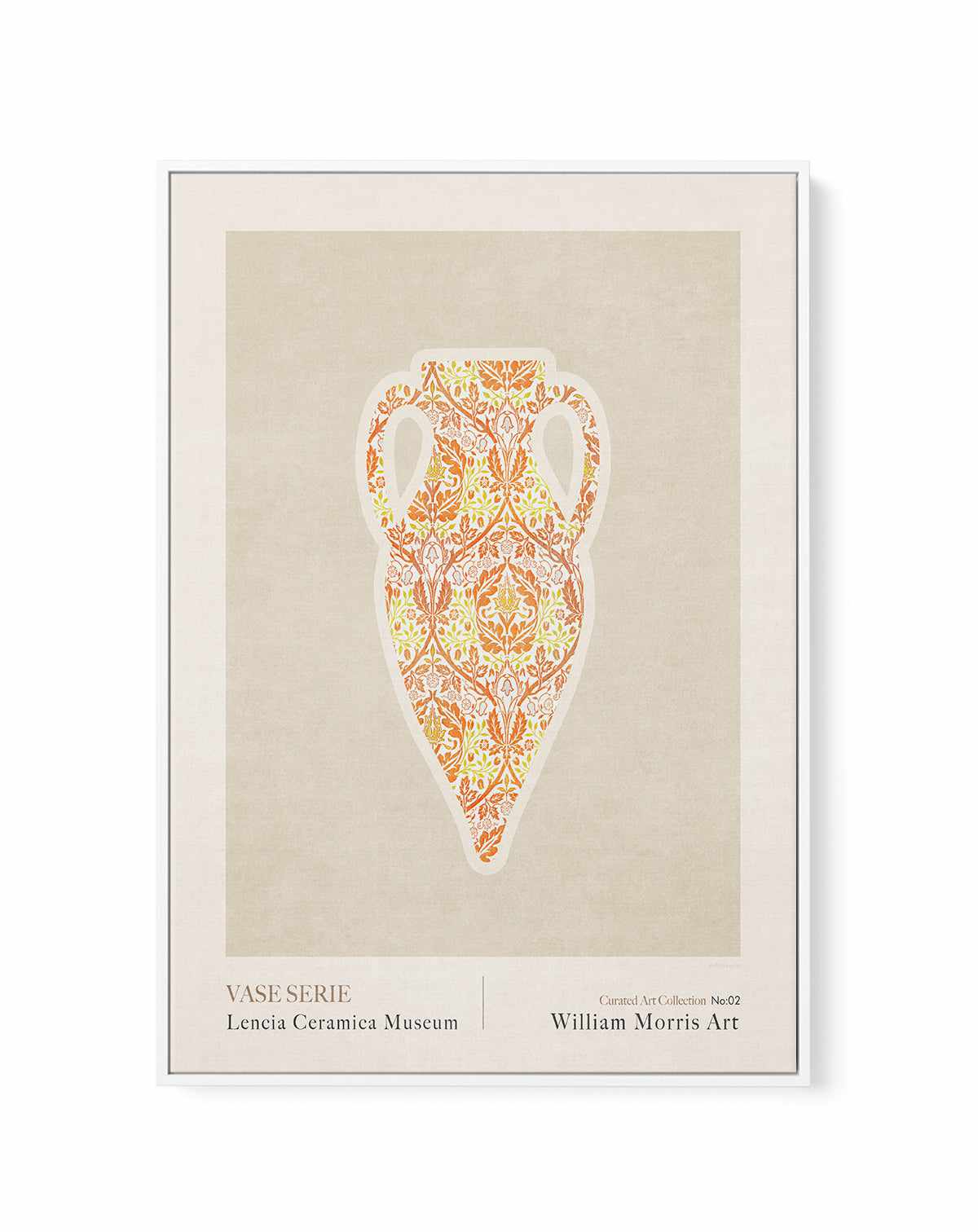 William Morris By Emel Tunaboylu | Framed Canvas Art Print