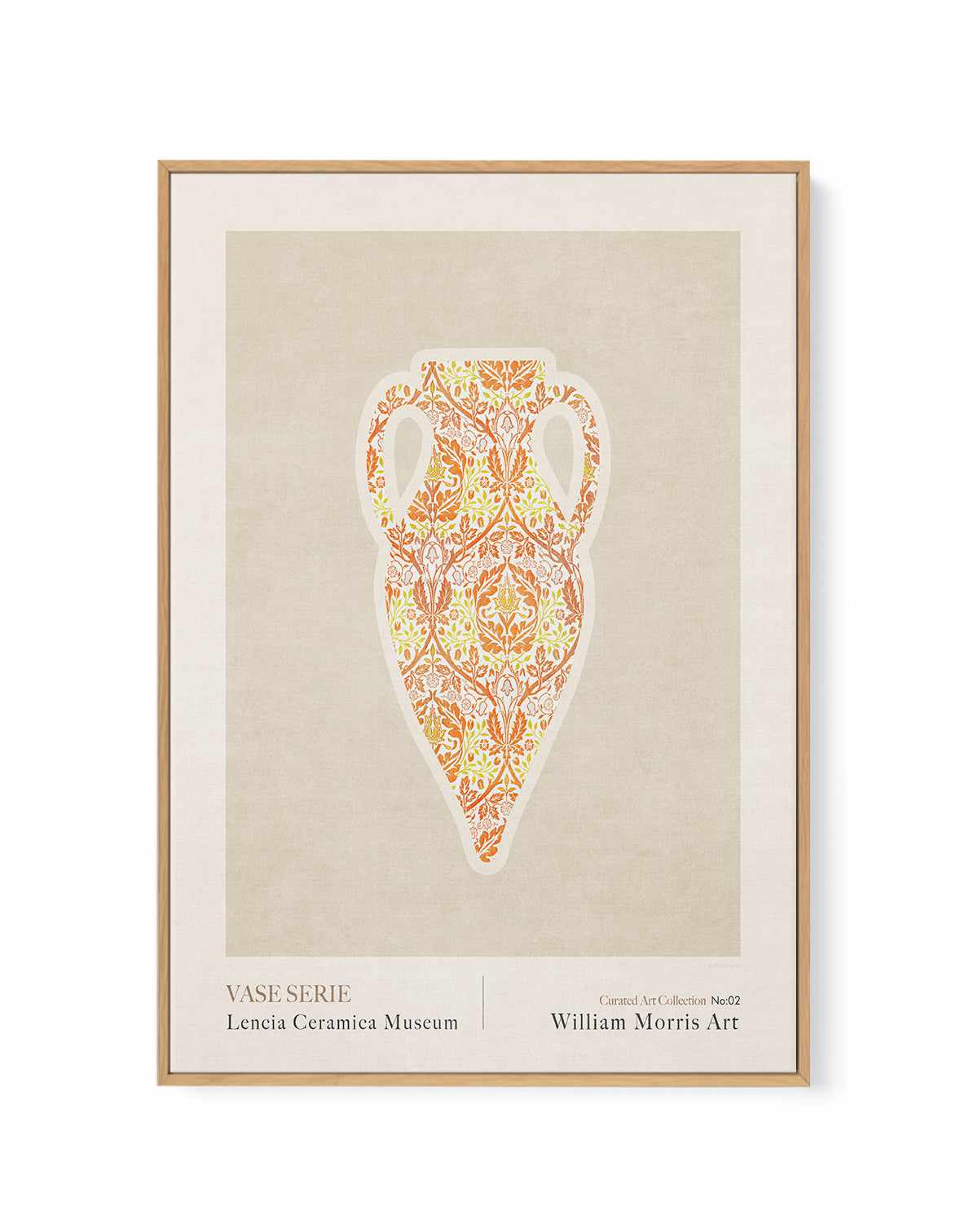 William Morris By Emel Tunaboylu | Framed Canvas Art Print