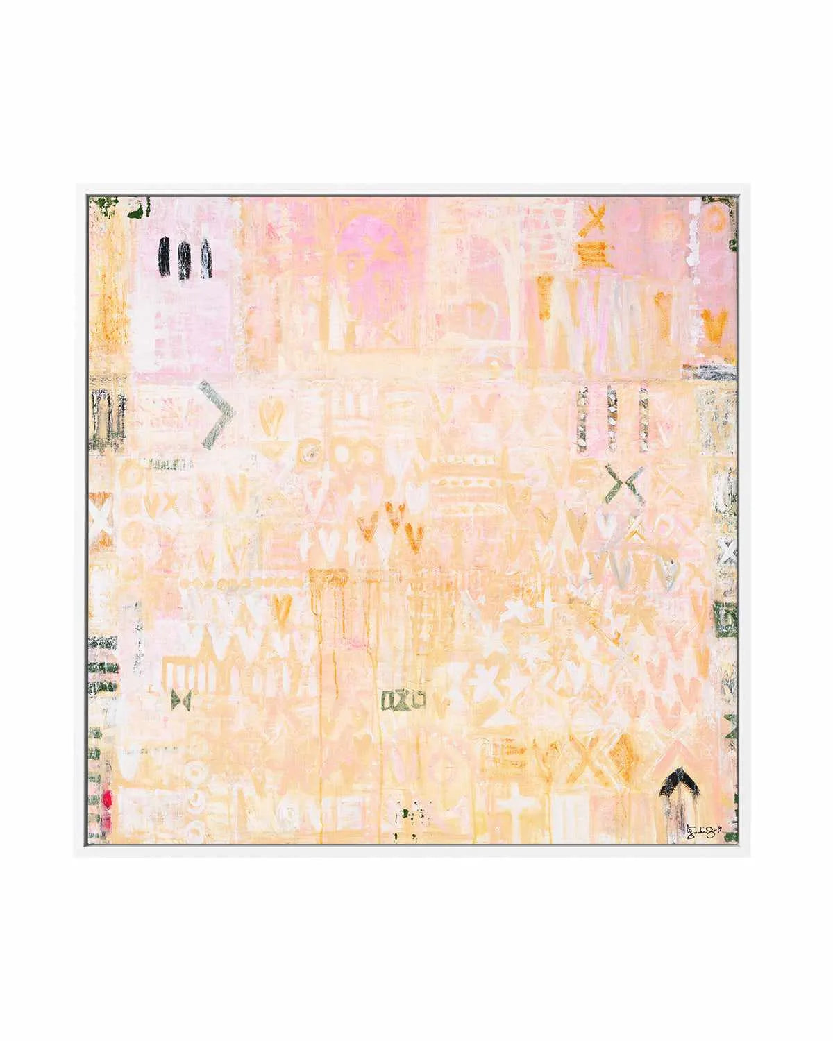 Willing To Play The Game by Jackie Green | Framed Canvas Art Print from Olive et Oriel where you can shop wallpaper and artworks online