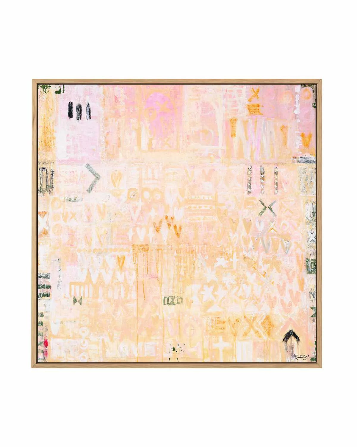 Willing To Play The Game by Jackie Green | Framed Canvas Art Print from Olive et Oriel where you can shop wallpaper and artworks online