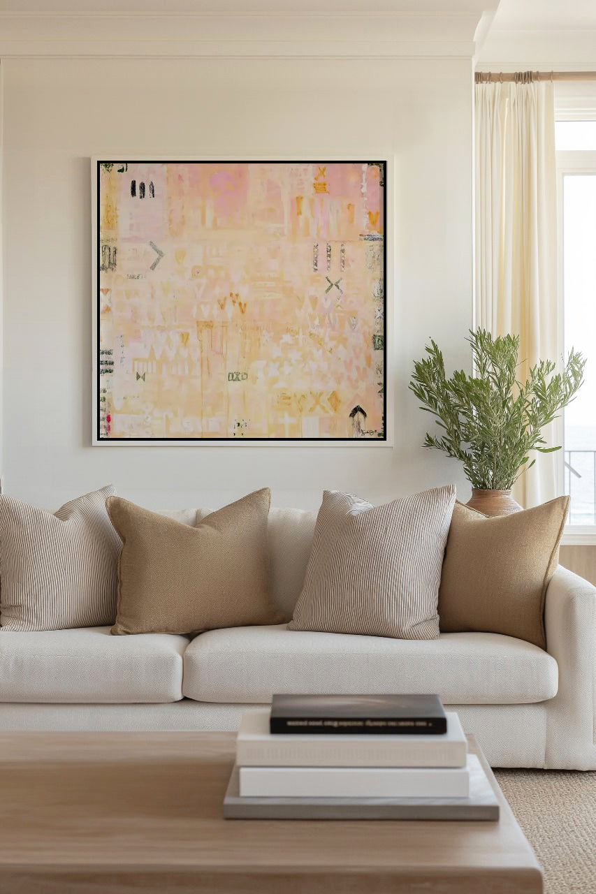 Willing To Play The Game by Jackie Green | Framed Canvas Art Print