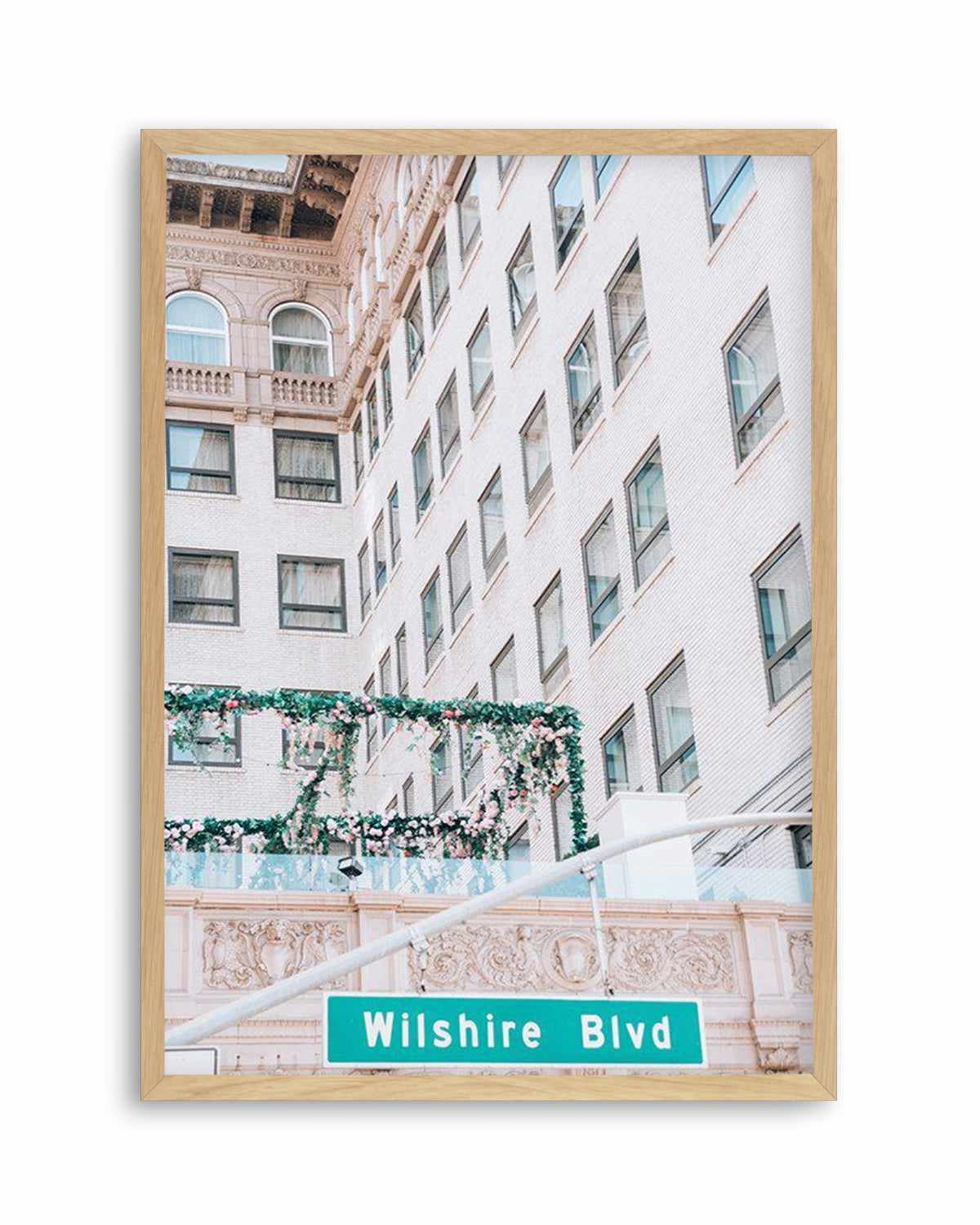 Wilshire BLVD Art Print