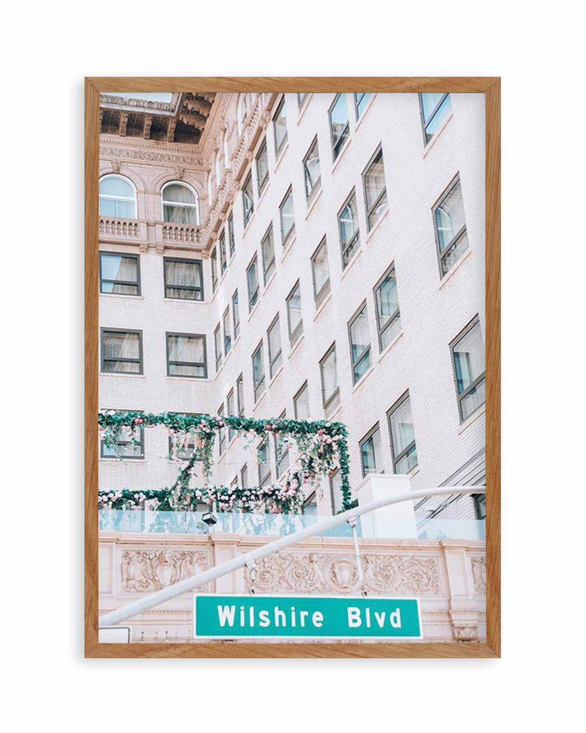 Wilshire BLVD Art Print