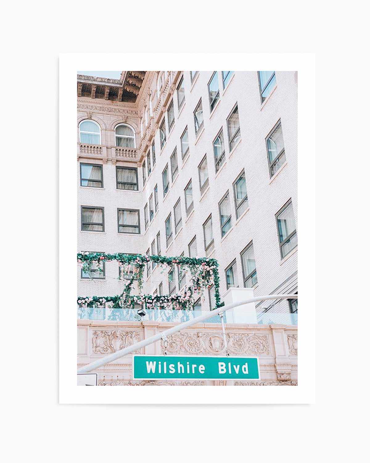 Wilshire BLVD Art Print