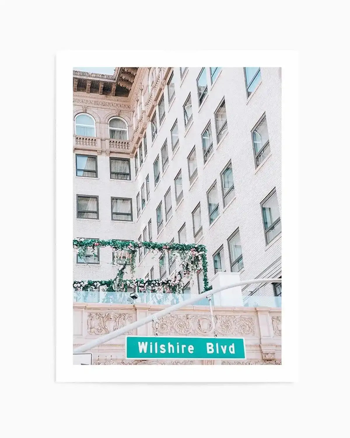Wilshire BLVD Art Print from Olive et Oriel where you can shop wallpaper and artworks online