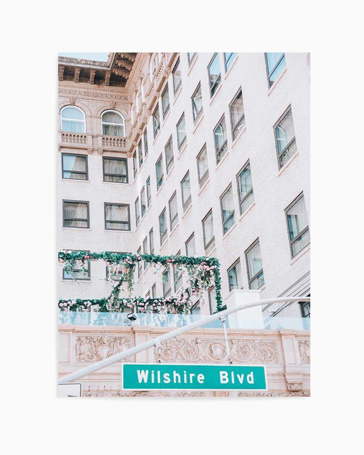 Wilshire BLVD Art Print