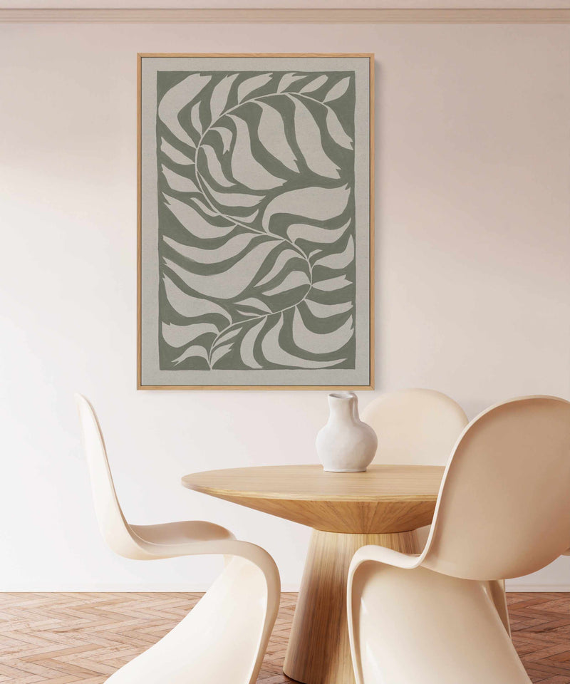 Winding Vine | Framed Canvas Art Print