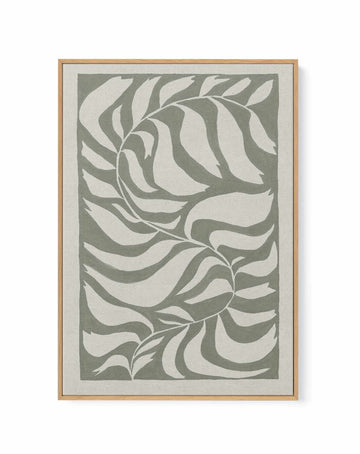 Winding Vine | Framed Canvas Art Print from Olive et Oriel where you can shop wallpaper and artworks online