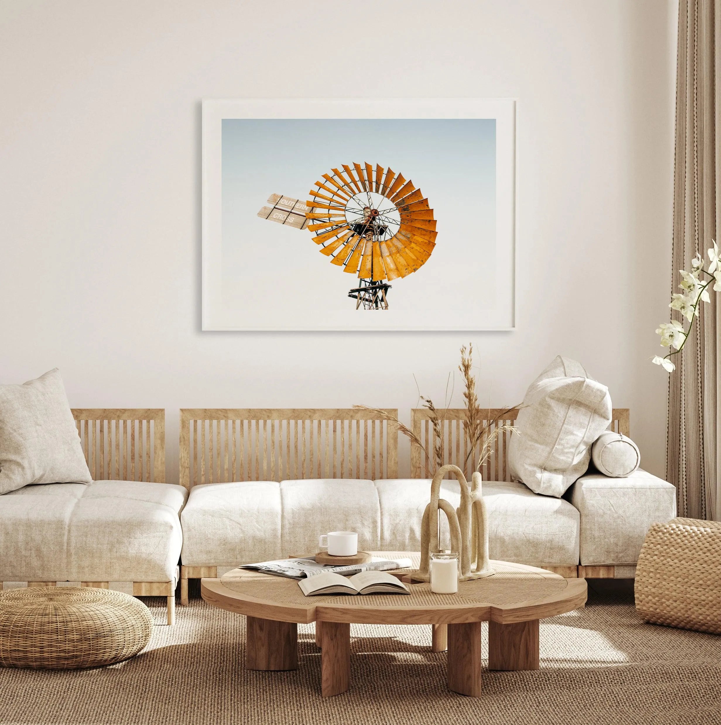 Windmill by Kellie Morris Art Print from Olive et Oriel where you can shop wallpaper and artworks online