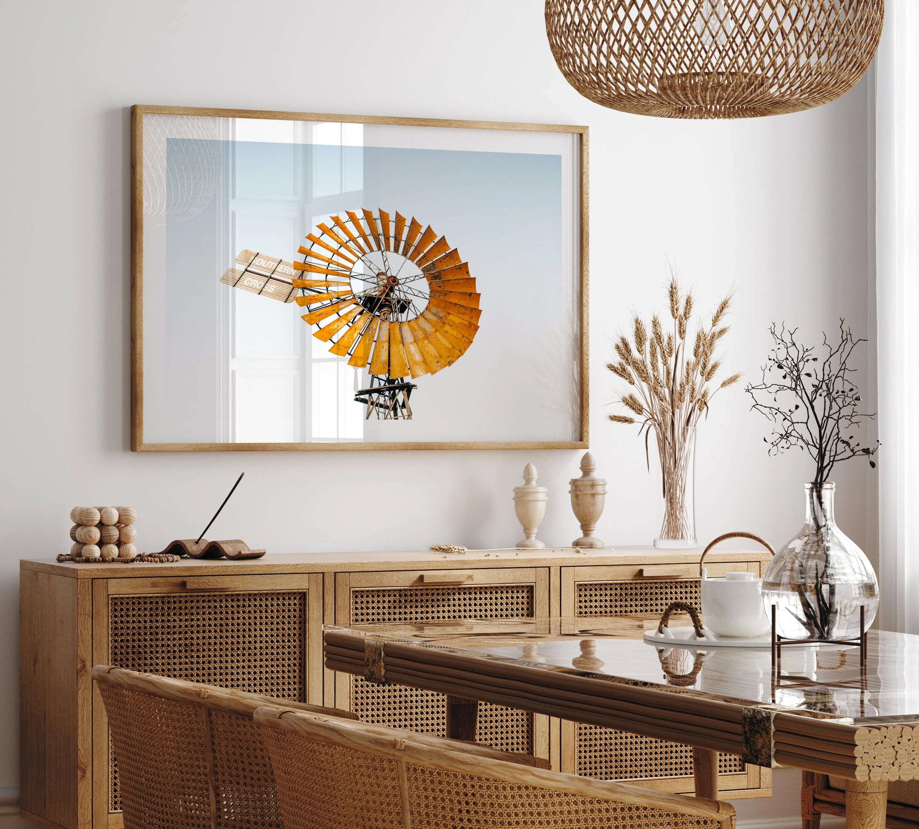 Windmill by Kellie Morris Art Print from Olive et Oriel where you can shop wallpaper and artworks online