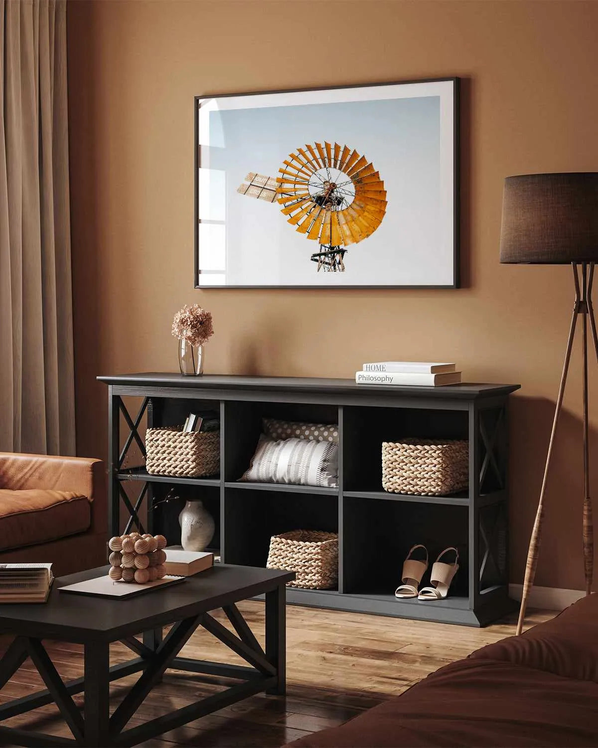 Windmill by Kellie Morris Art Print from Olive et Oriel where you can shop wallpaper and artworks online