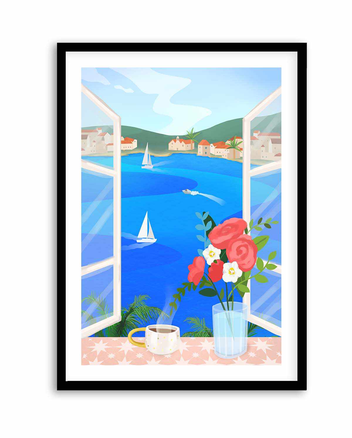 Window View By Petra Lizde | Art Print