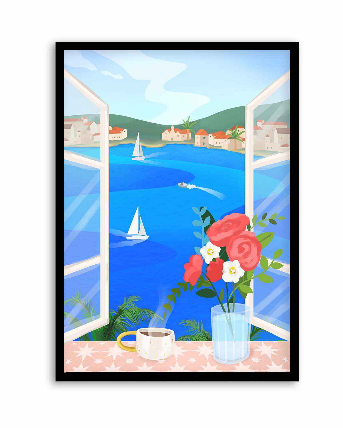 Window View By Petra Lizde | Art Print