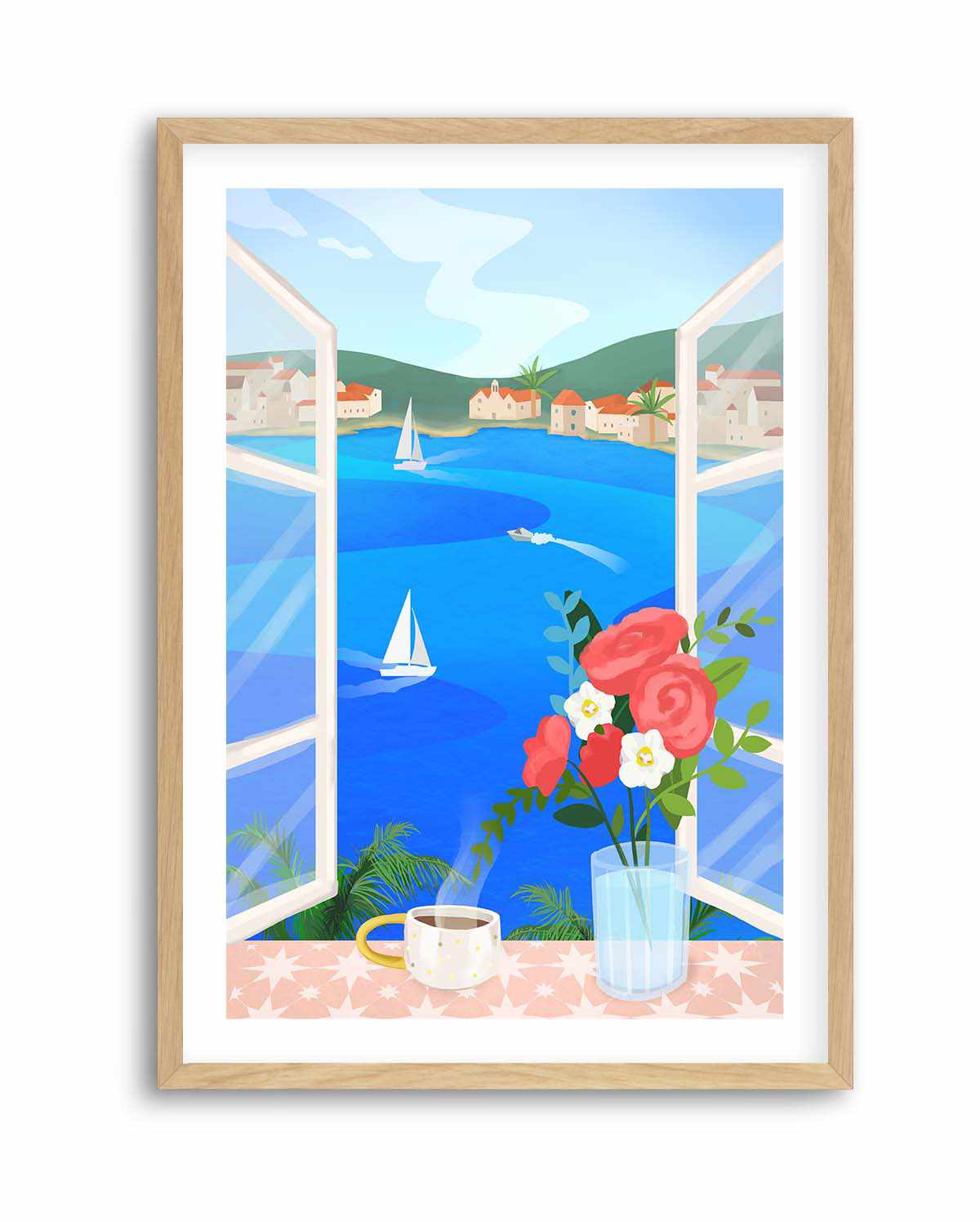 Window View By Petra Lizde | Art Print