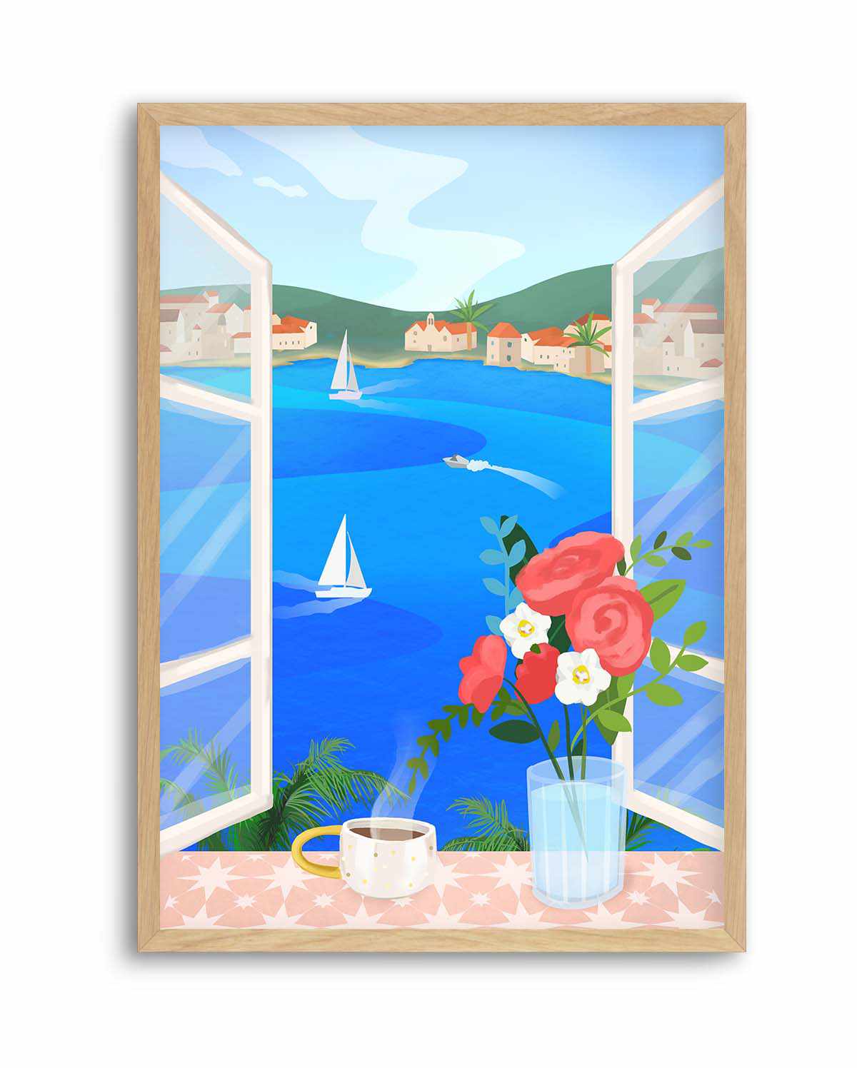 Window View By Petra Lizde | Art Print