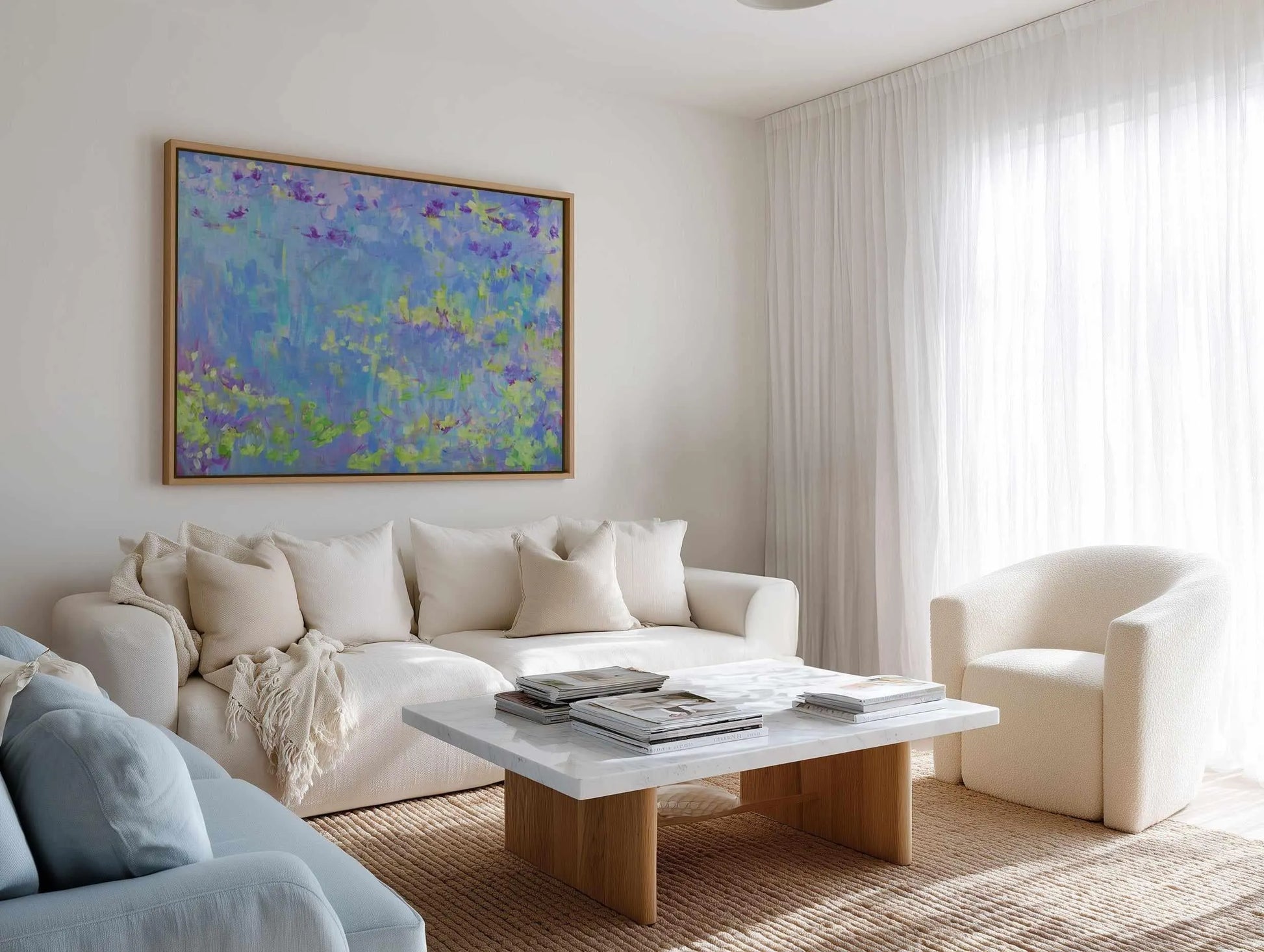 Windswept by Tamara Gonda | Framed Canvas Art Print from Olive et Oriel where you can shop wallpaper and artworks online