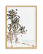 Windy Palms Art Print