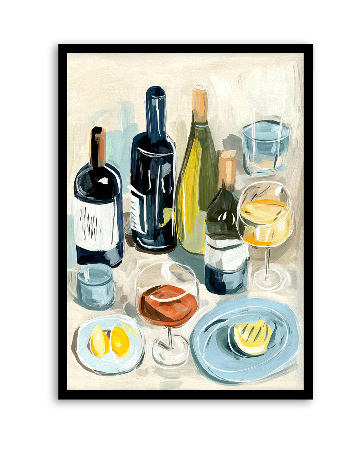 Wine Club | Art Print from Olive et Oriel where you can shop wallpaper and artworks online