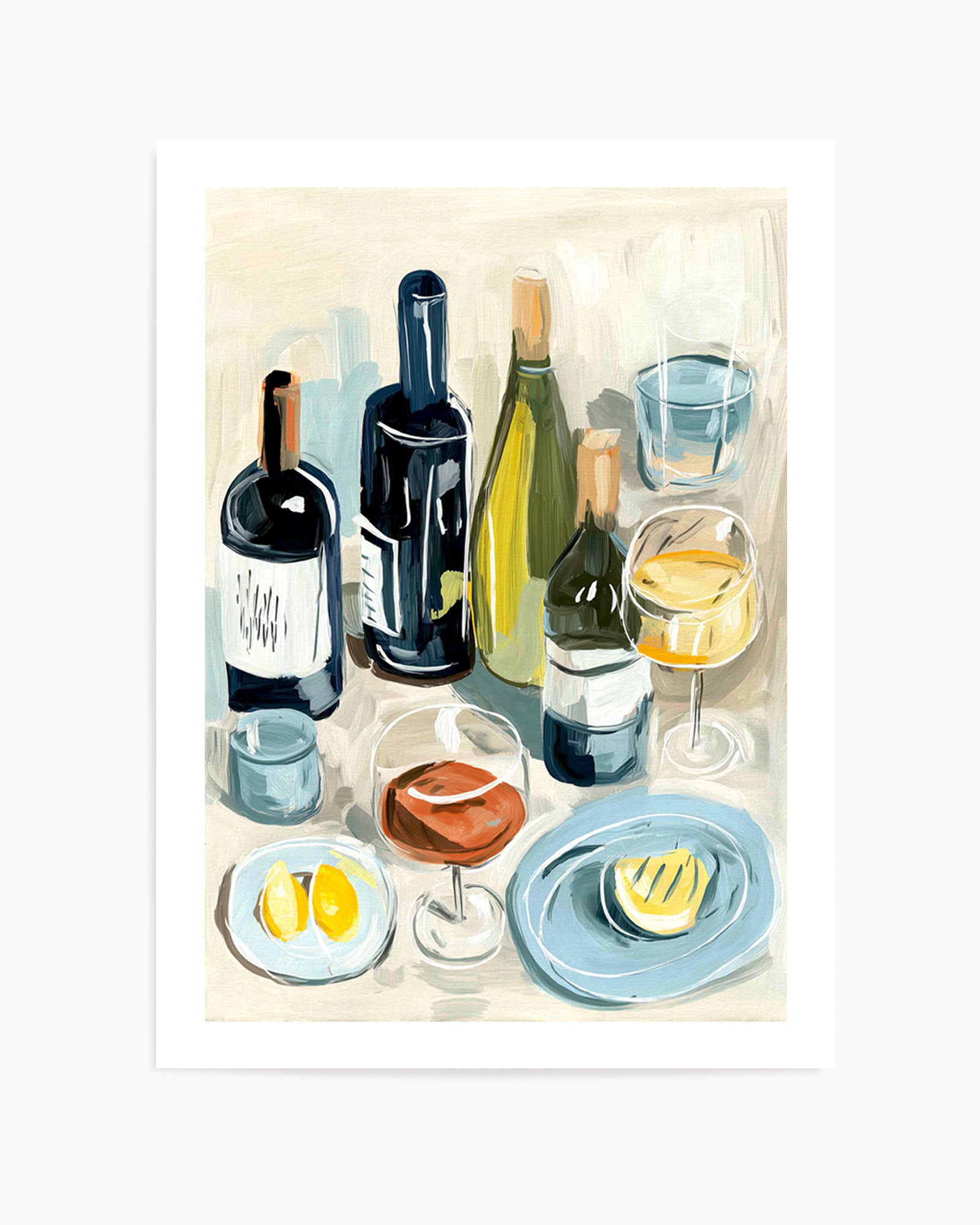 Wine Club | Art Print from Olive et Oriel where you can shop wallpaper and artworks online