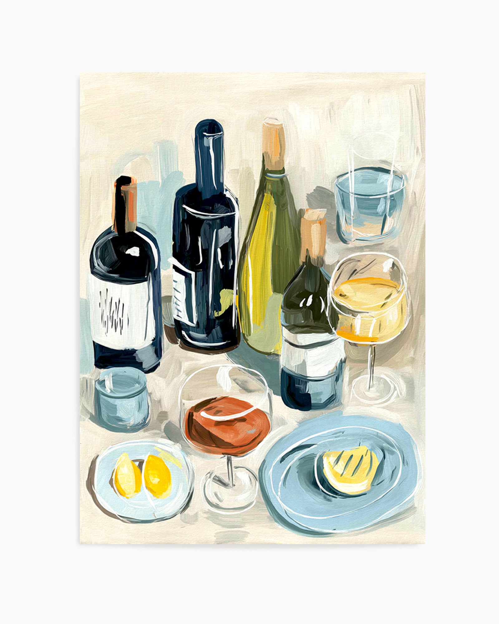 Wine Club | Art Print from Olive et Oriel where you can shop wallpaper and artworks online