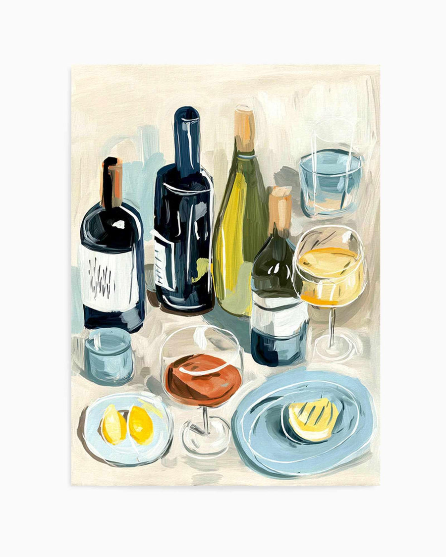 Wine Club | Art Print from Olive et Oriel where you can shop wallpaper and artworks online