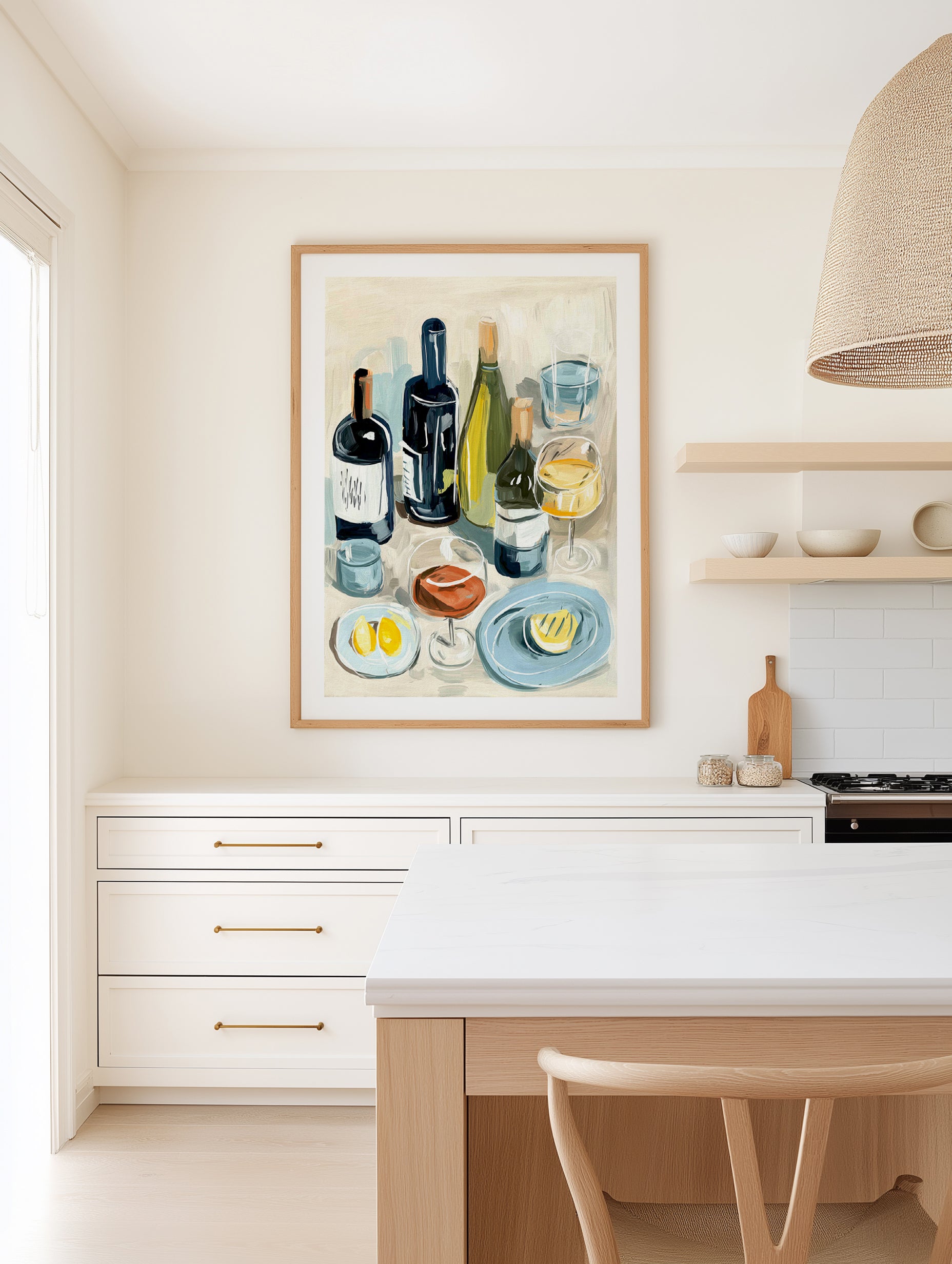 Wine Club | Art Print from Olive et Oriel where you can shop wallpaper and artworks online