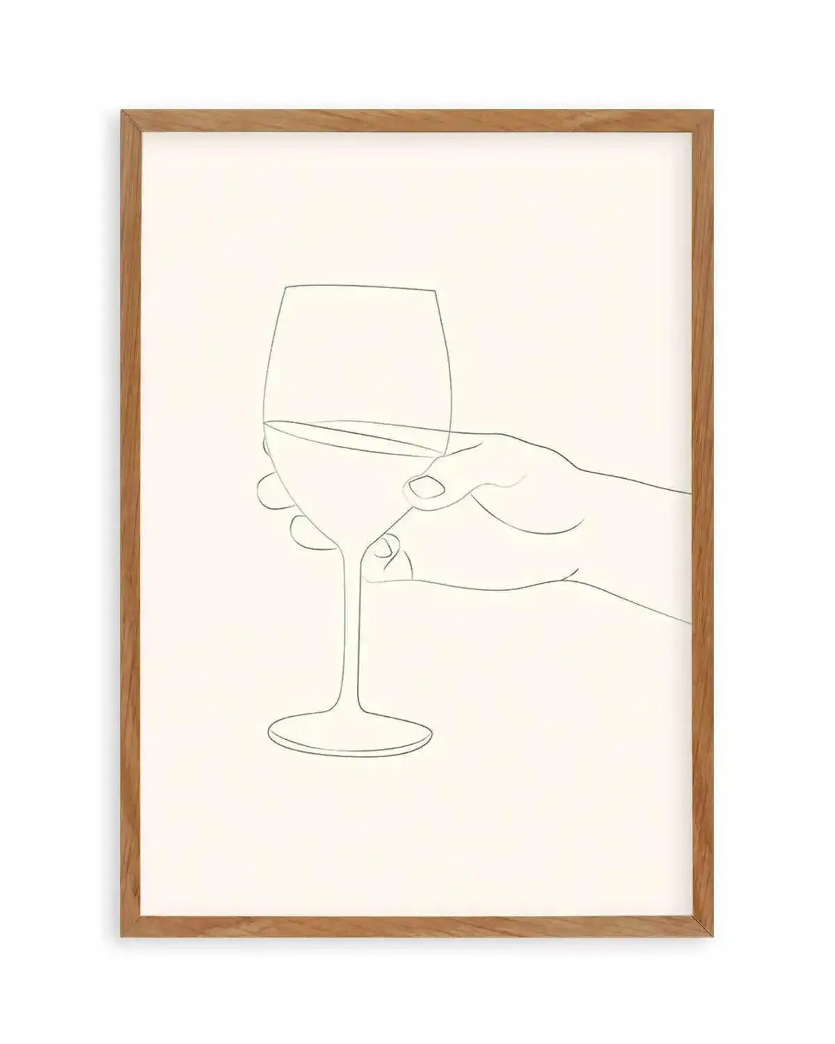 Wine Line Art II Art Print from Olive et Oriel where you can shop wallpaper and artworks online
