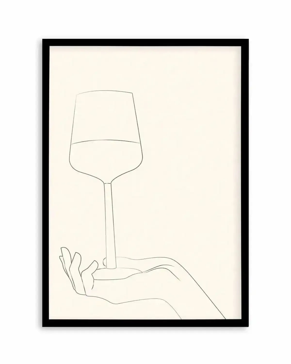 Wine Line Art III Art Print from Olive et Oriel where you can shop wallpaper and artworks online