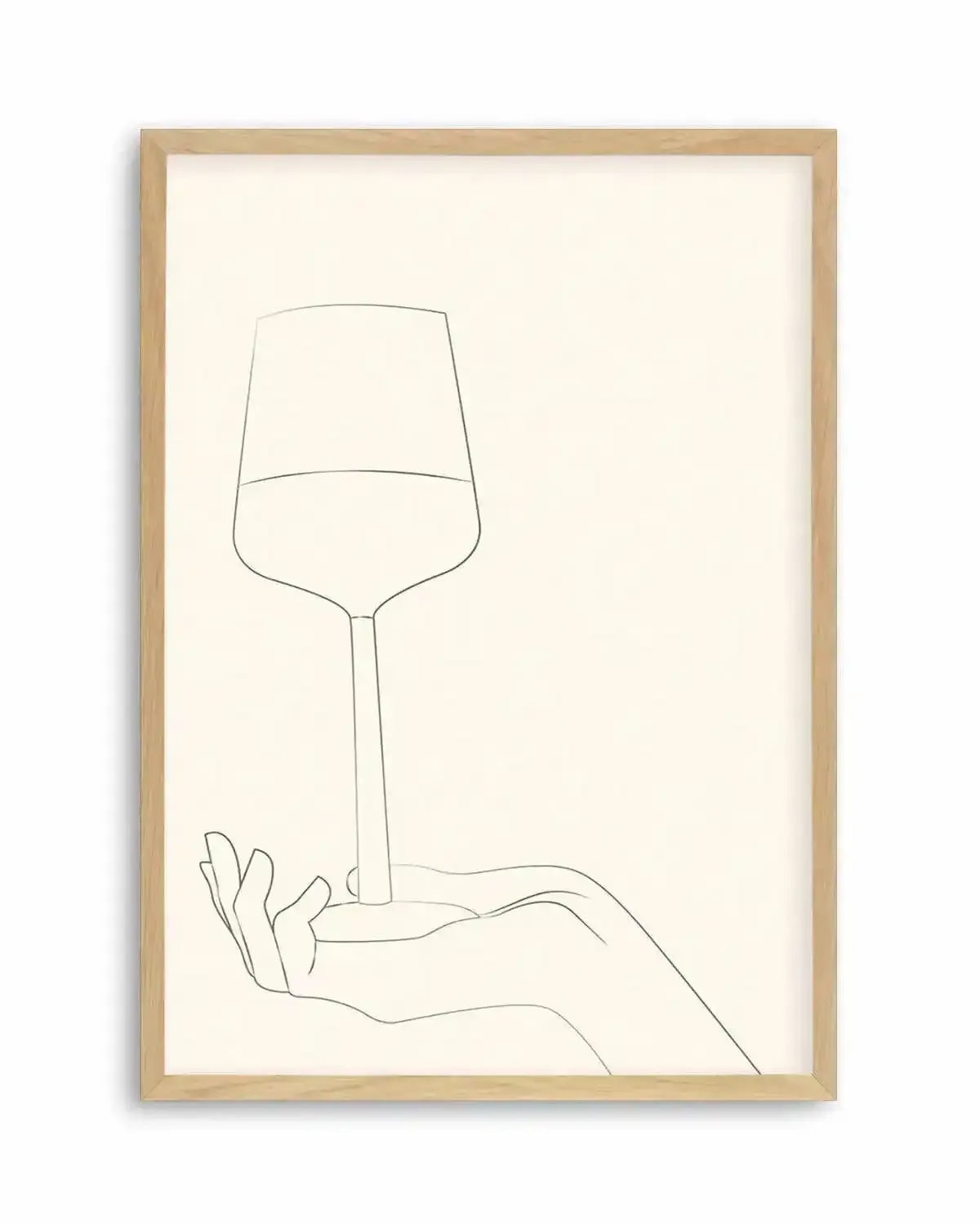 Wine Line Art III Art Print from Olive et Oriel where you can shop wallpaper and artworks online