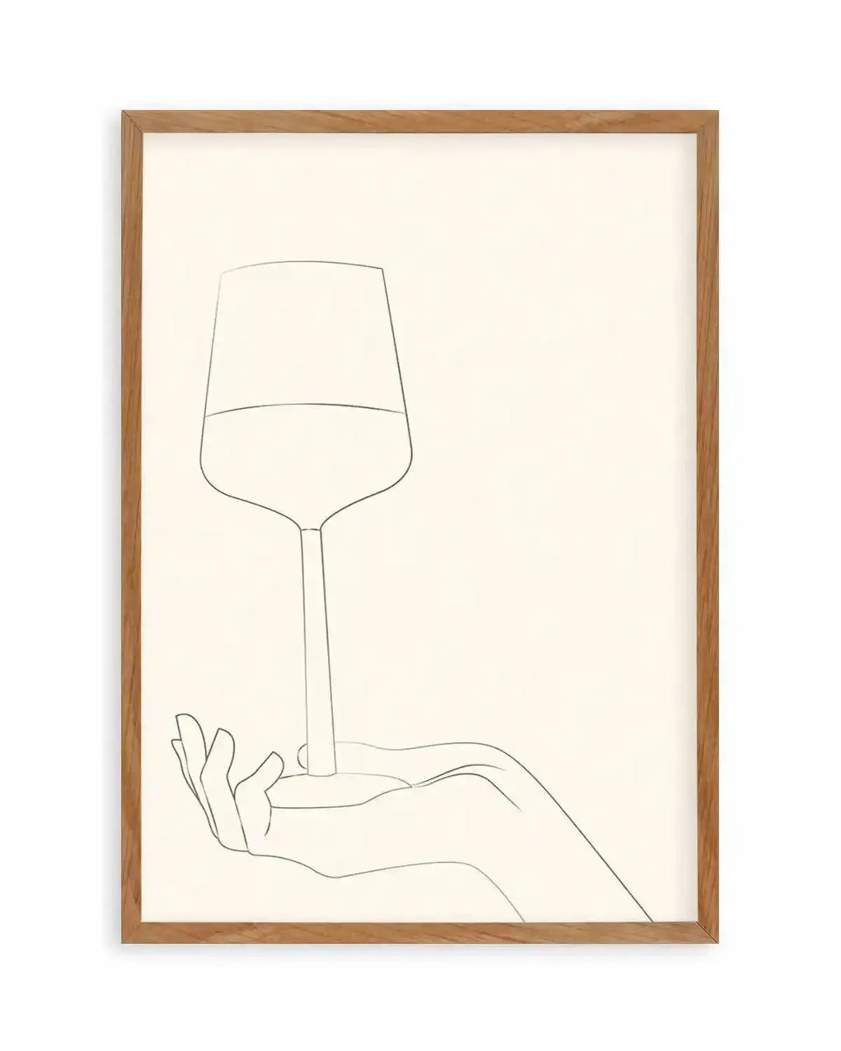 Wine Line Art III Art Print from Olive et Oriel where you can shop wallpaper and artworks online