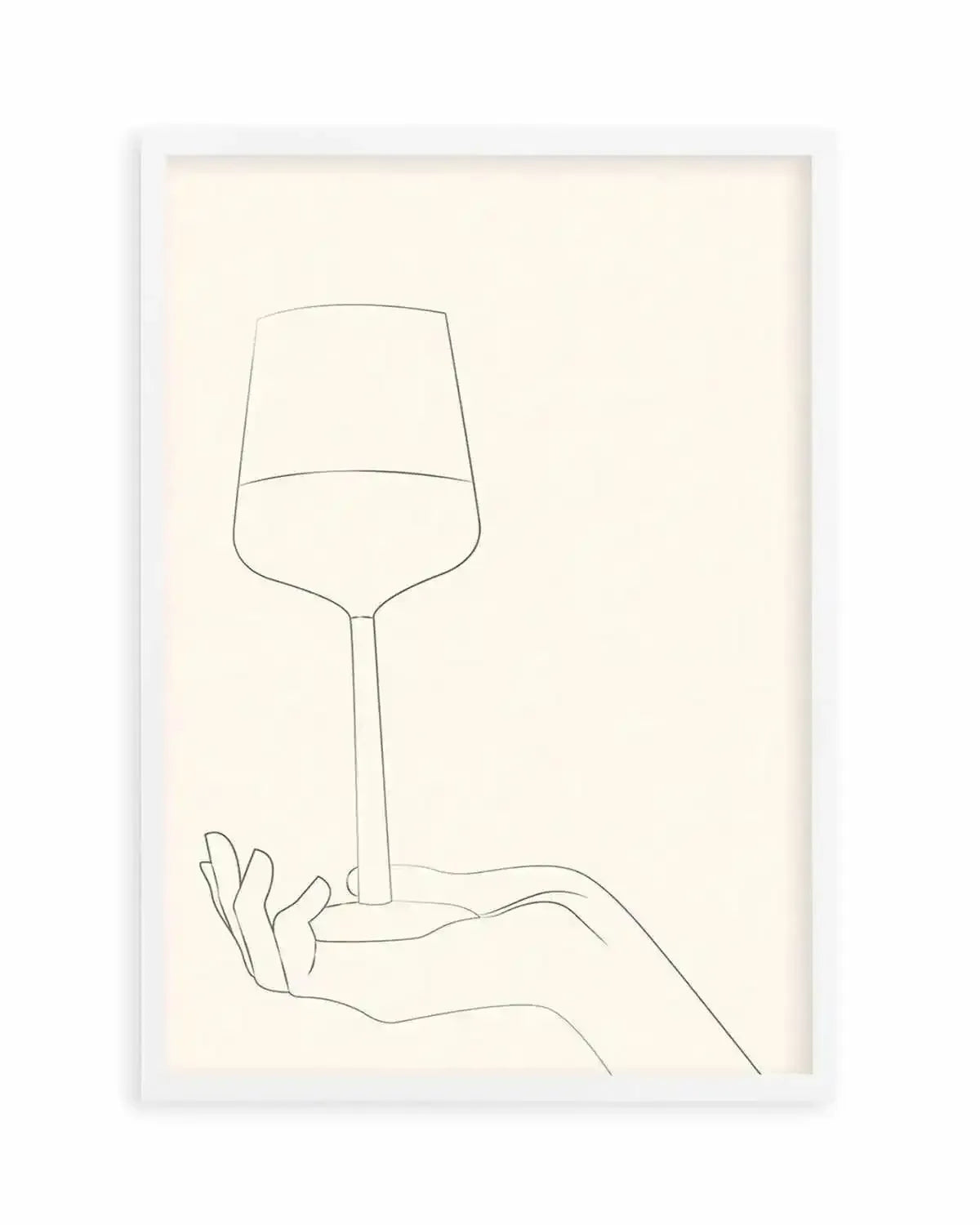 Wine Line Art III Art Print from Olive et Oriel where you can shop wallpaper and artworks online