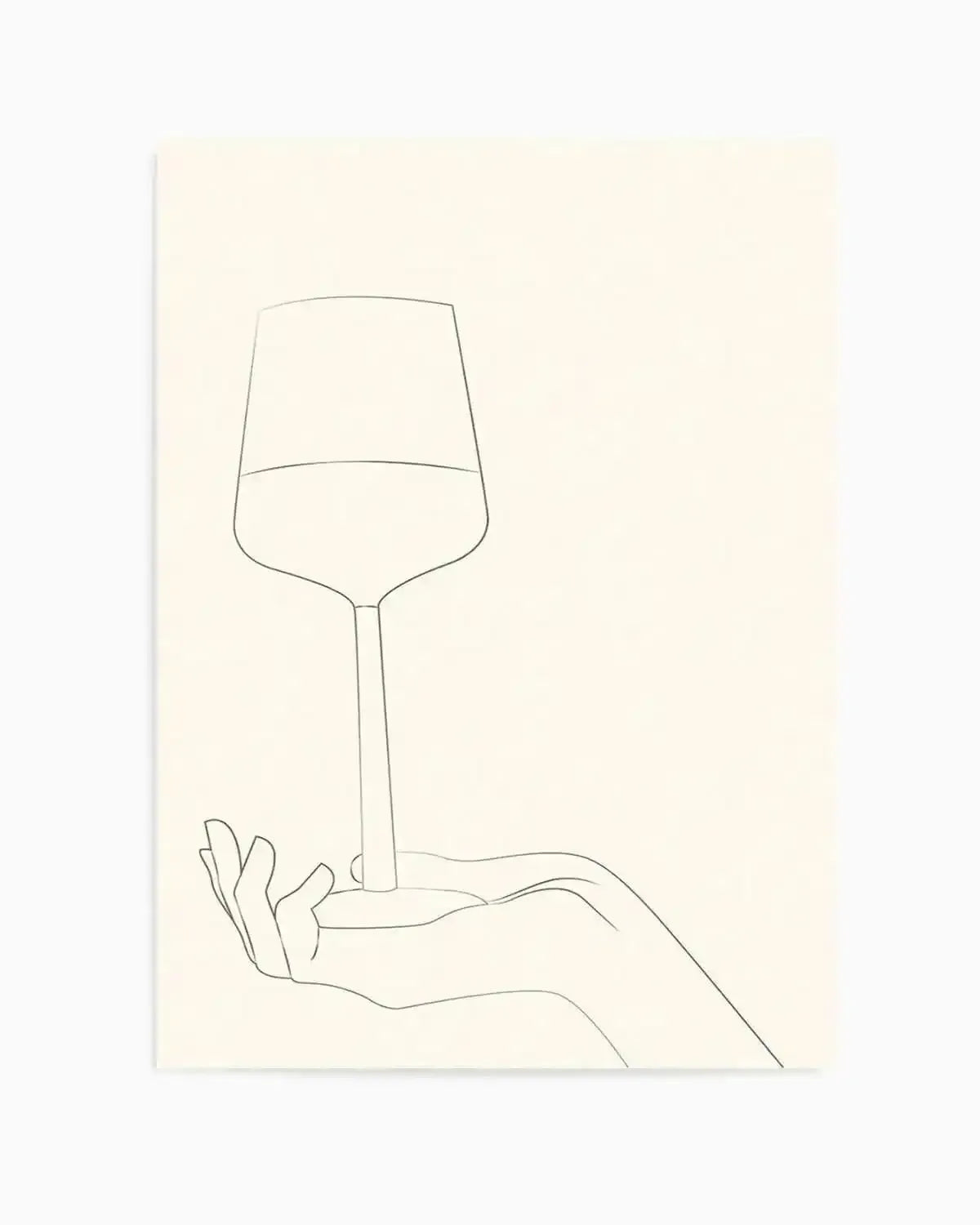 Wine Line Art III Art Print from Olive et Oriel where you can shop wallpaper and artworks online