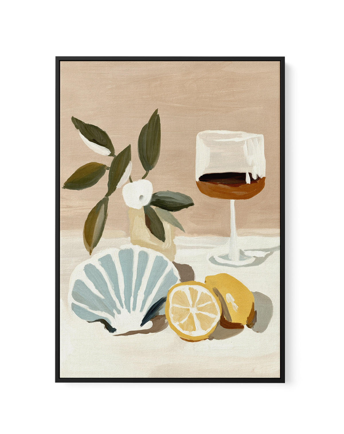 Wine Not | Framed Canvas Art Print from Olive et Oriel where you can shop wallpaper and artworks online