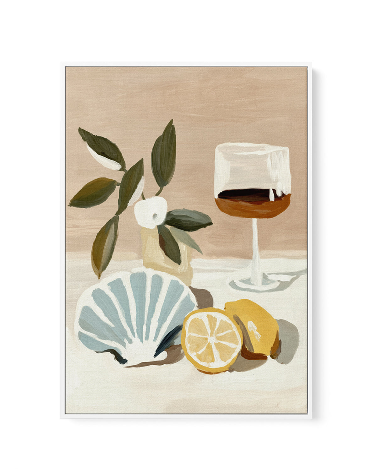 Wine Not | Framed Canvas Art Print from Olive et Oriel where you can shop wallpaper and artworks online