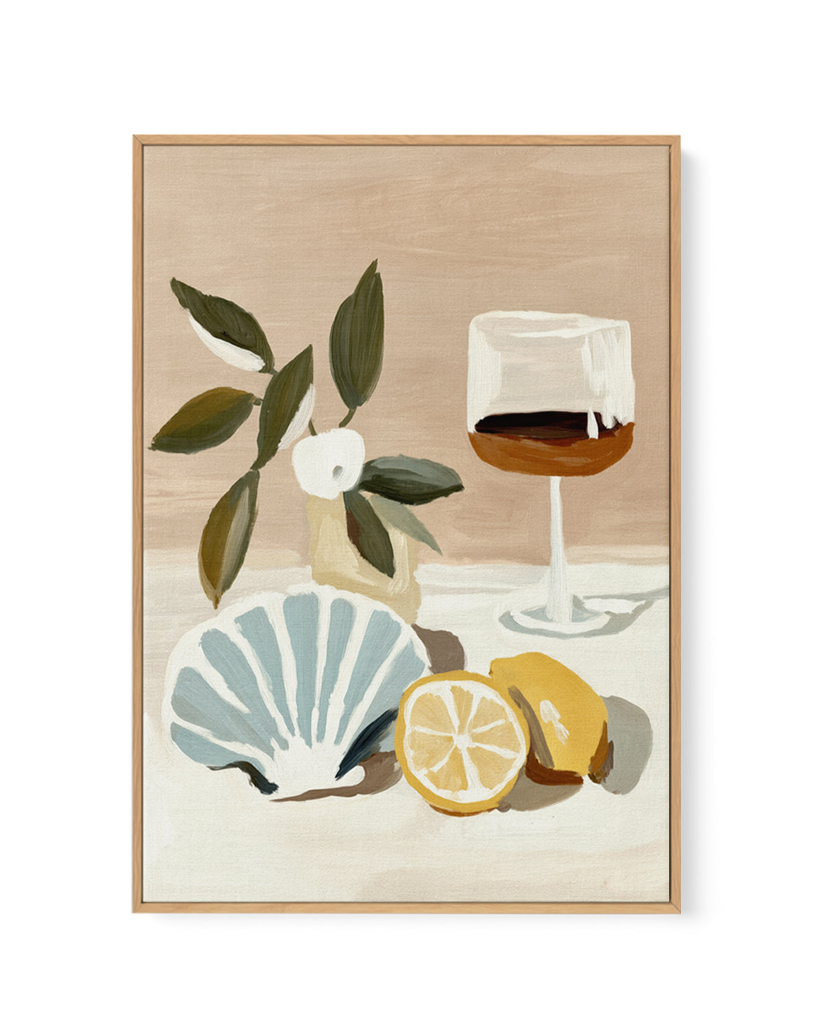 Wine Not | Framed Canvas Art Print from Olive et Oriel where you can shop wallpaper and artworks online