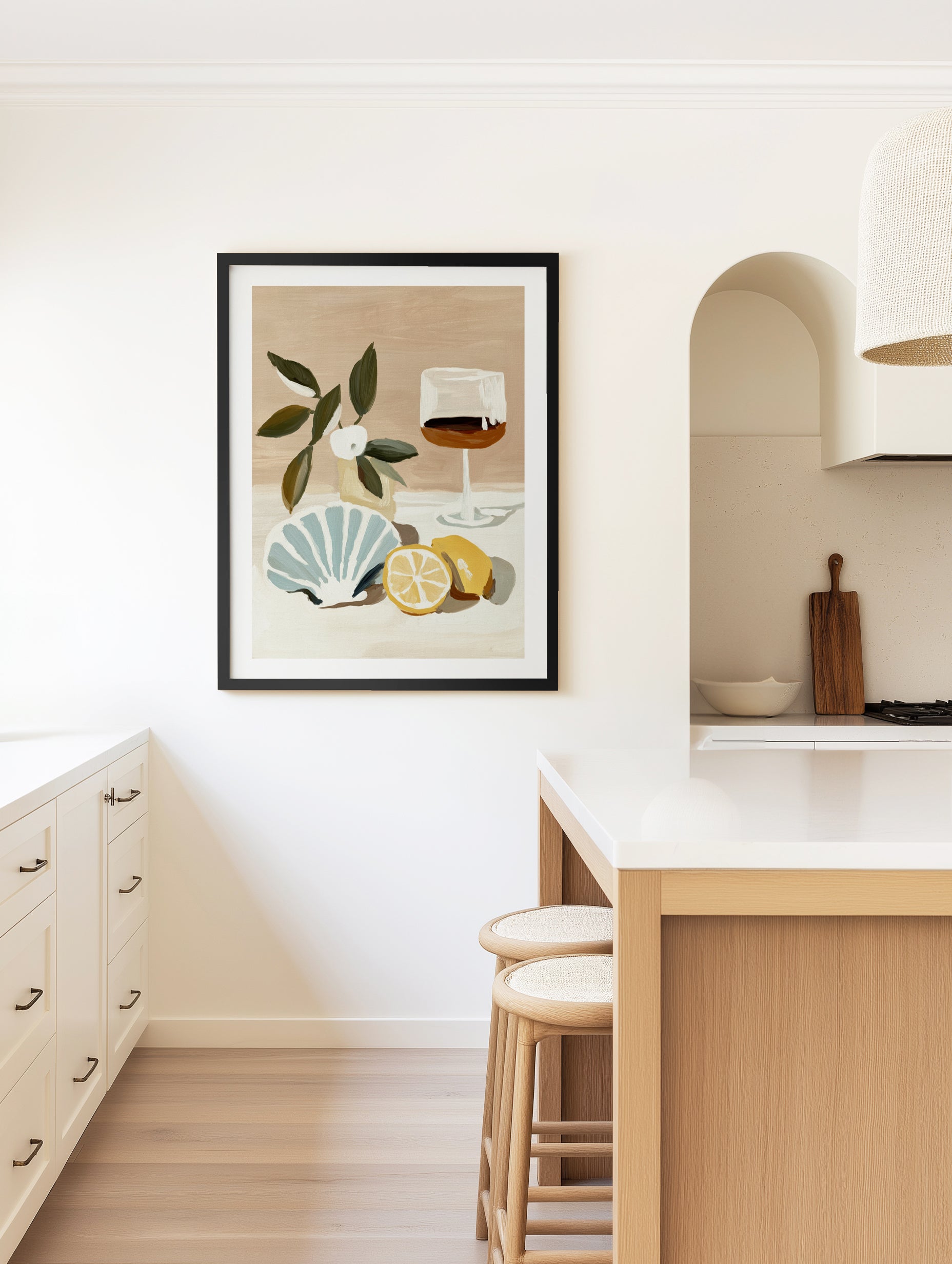 Wine Not | Art Print from Olive et Oriel where you can shop wallpaper and artworks online