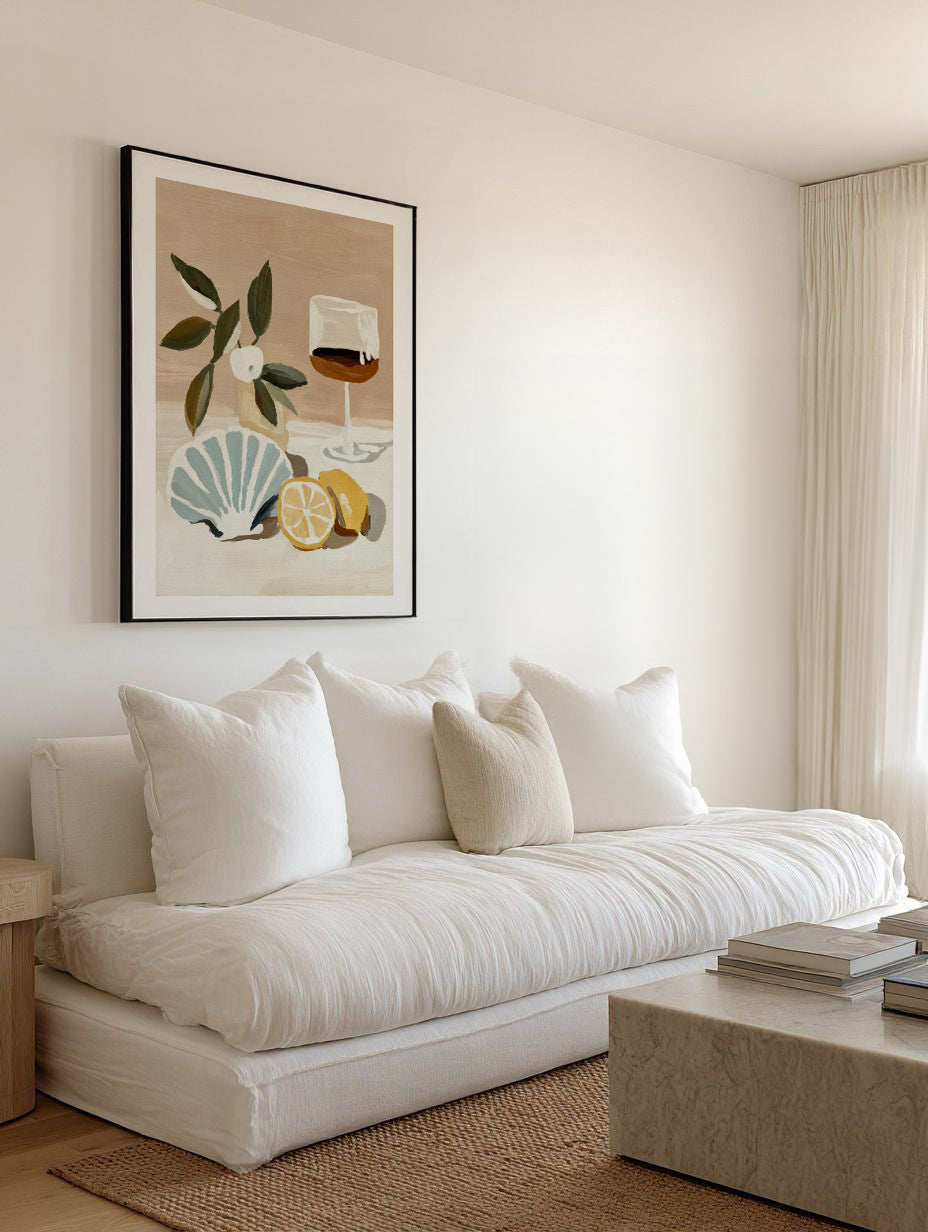 Wine Not | Art Print from Olive et Oriel where you can shop wallpaper and artworks online