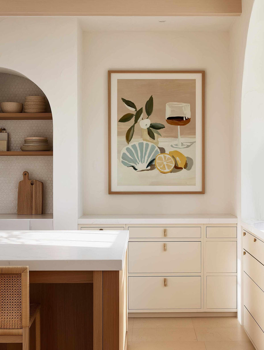 Wine Not | Art Print from Olive et Oriel where you can shop wallpaper and artworks online