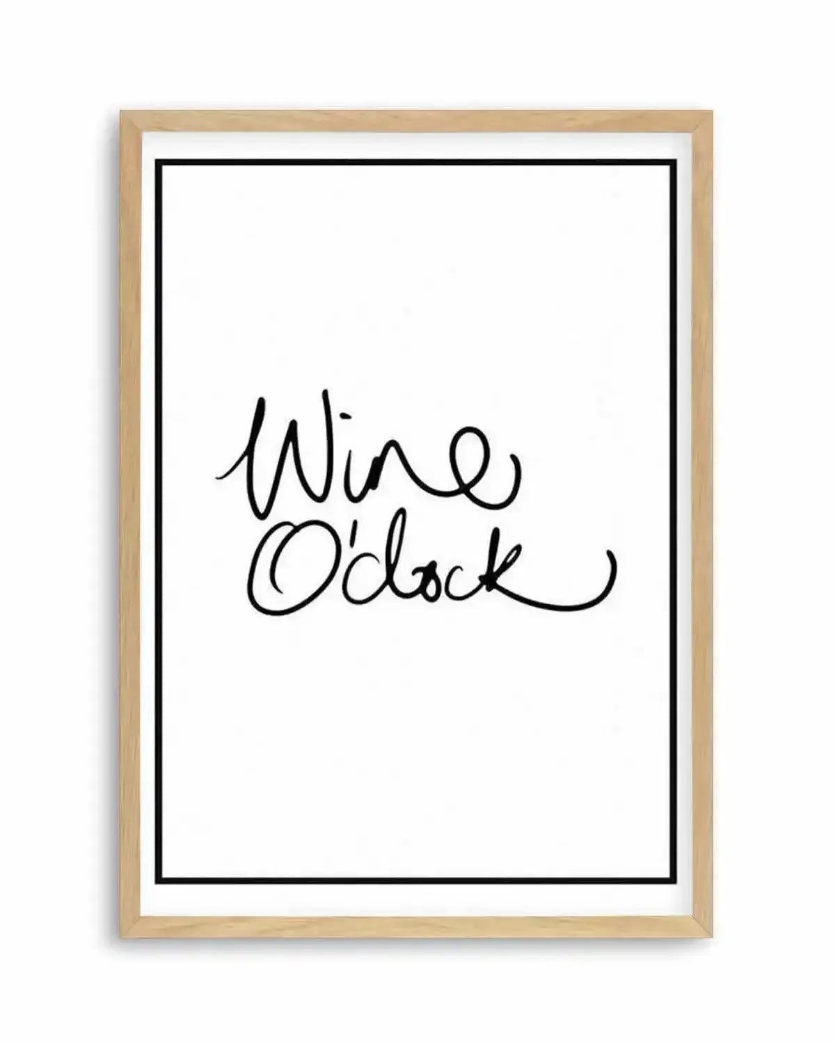 Wine O'Clock | 2 Colour Options Art Print from Olive et Oriel where you can shop wallpaper and artworks online