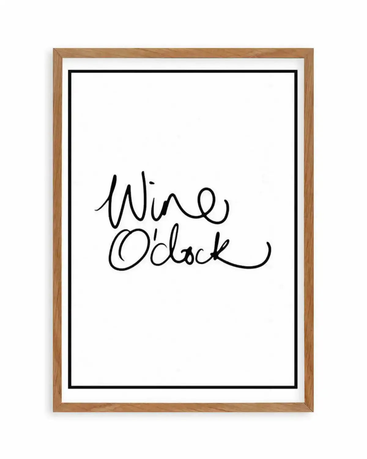 Wine O'Clock | 2 Colour Options Art Print from Olive et Oriel where you can shop wallpaper and artworks online