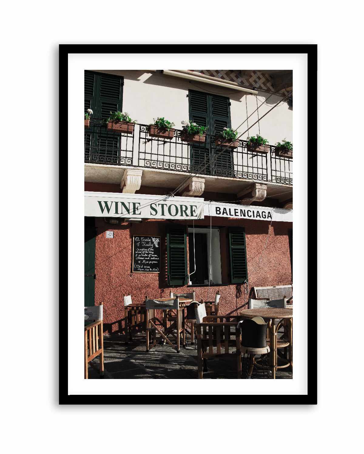 Wine Store, Portofino | Art Print