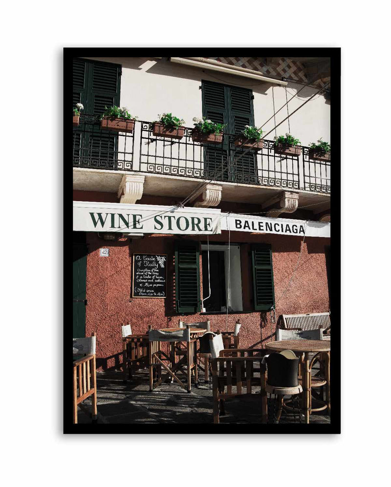 Wine Store, Portofino | Art Print