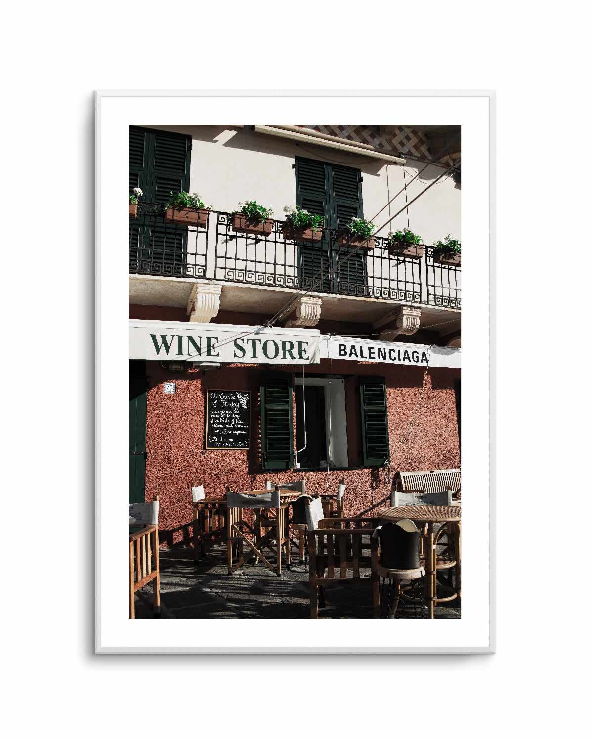 Wine Store, Portofino | Art Print