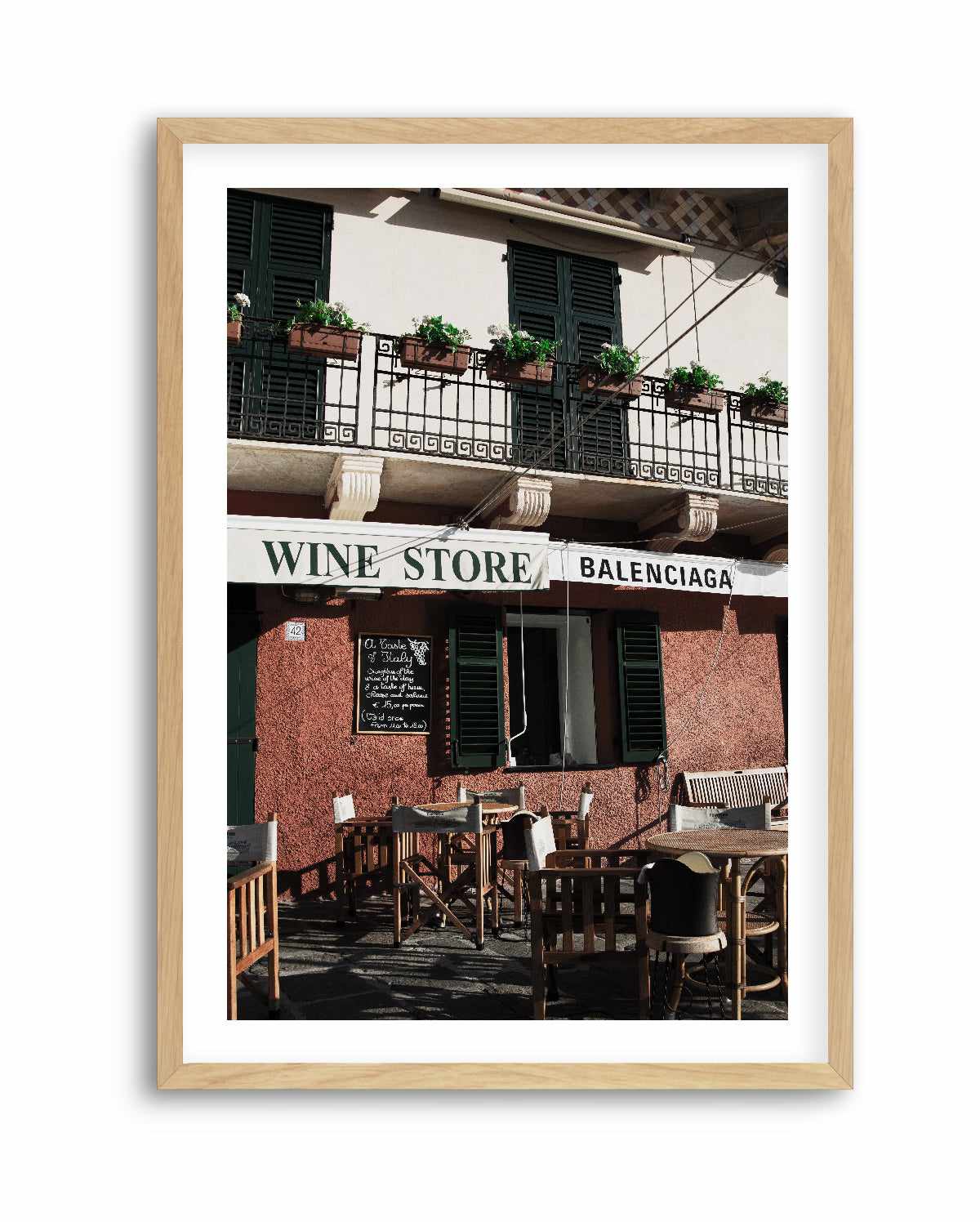 Wine Store, Portofino | Art Print