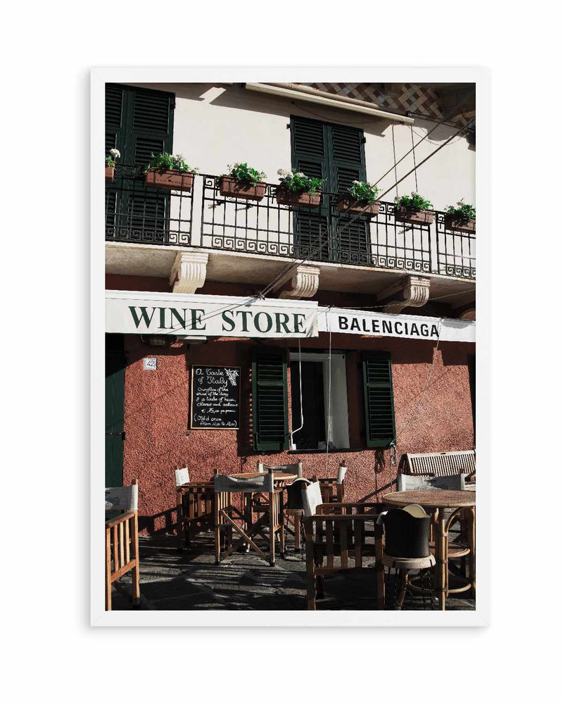 Wine Store, Portofino | Art Print