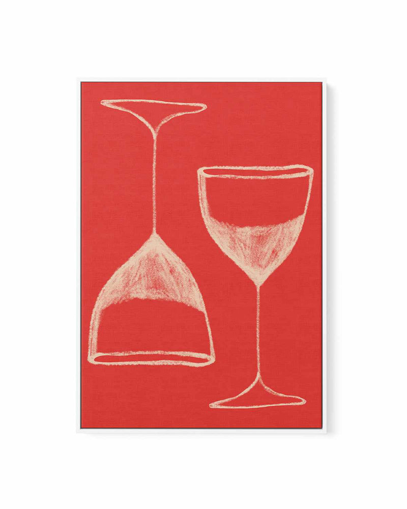 Wine Time by Anna Morner | Framed Canvas Art Print
