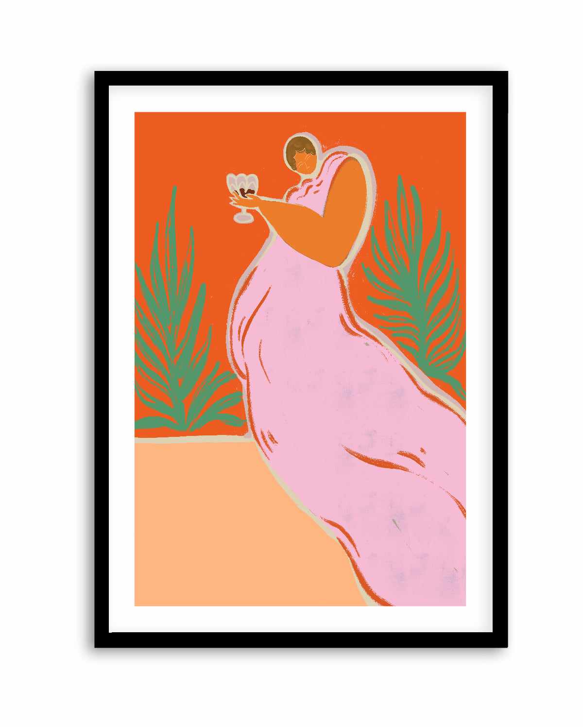 Wine Time by Arty Guava | Art Print from Olive et Oriel where you can shop wallpaper and artworks online