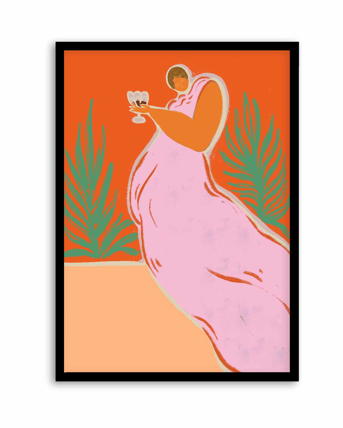 Wine Time by Arty Guava | Art Print from Olive et Oriel where you can shop wallpaper and artworks online
